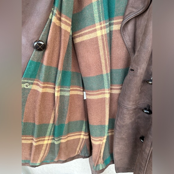 Authentic GAB Made Italy Leather & Plaid Lining | Size S - Picture 3 of 7